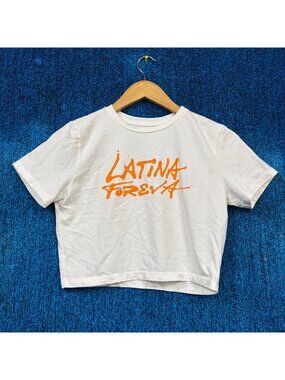 Karol G “Latina Foreva” Coachella 2026 Graphic Crop Top Size Large